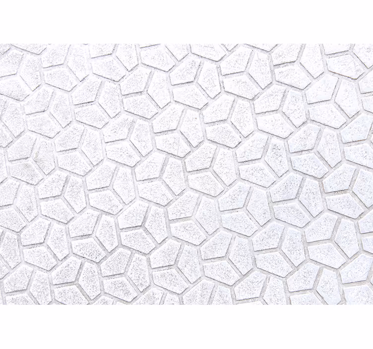 Fotobehang print hexagonaal patroon textuur - TenStickers