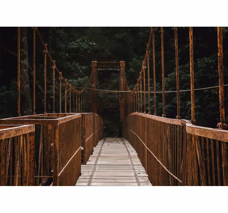 Fotobehang natuur bruggen in de natuur - TenStickers