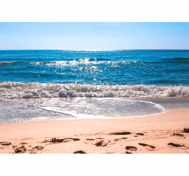 Fotobehang zee strandzijde rustigheid - TenStickers