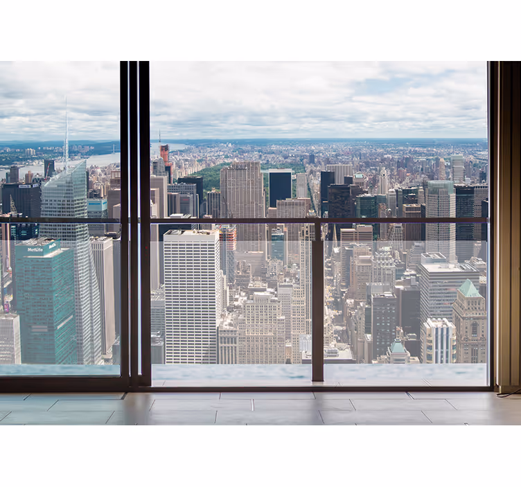 Fotobehang stad new york skyline - TenStickers