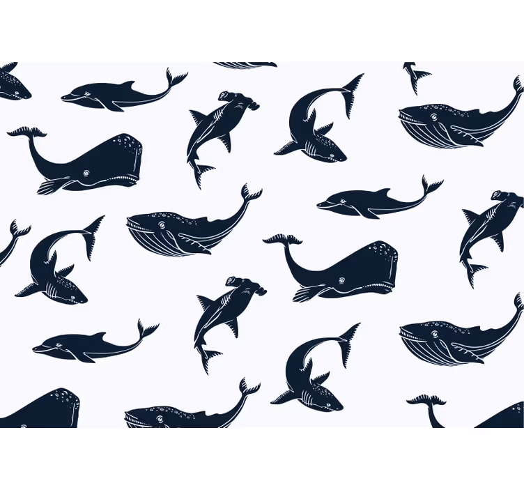 Foto behang dieren mariene leven motieven - TenStickers