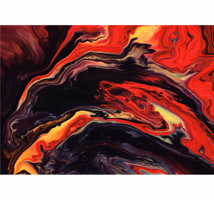 Abstract fotobehang dynamische draaiende patronen - TenStickers