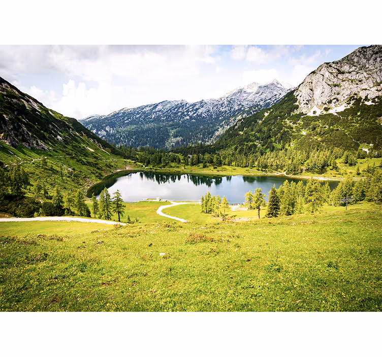Fototapet landschap schilderachtige alpenuitzicht - TenStickers