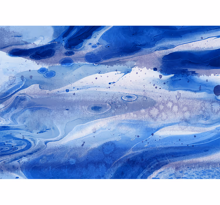 Abstract fotobehang oceaan golfpatronen - TenStickers
