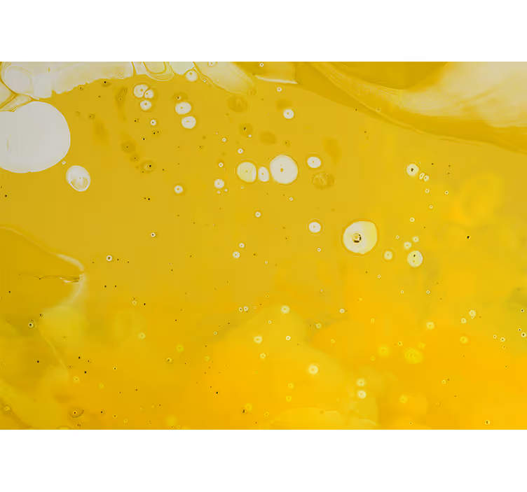 Abstract fotobehang draaien gele patronen - TenStickers