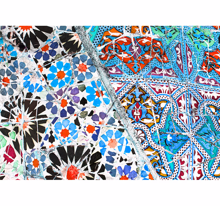 Fotobehang print intricate mozaïekpatronen - TenStickers