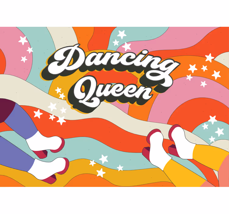 Fotobehang muziek dancing queen sferen - TenStickers
