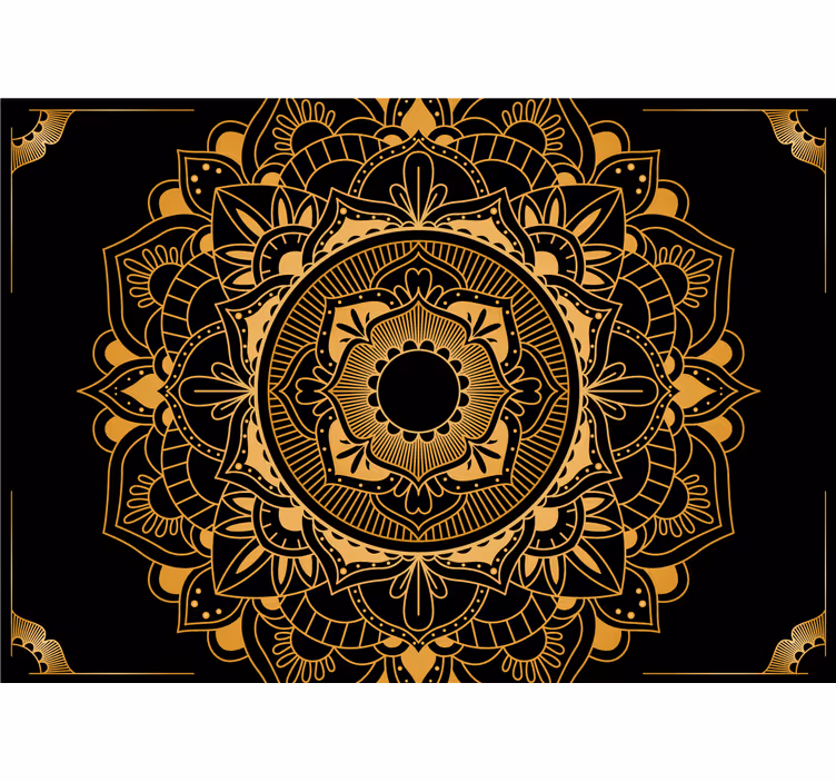 Fotobehang mandala elegant mandala ontwerp - TenStickers