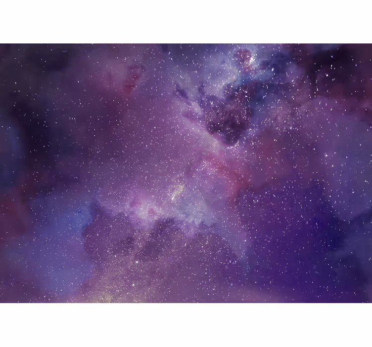 Fotobehang ruimte kosmische nevel landschap - TenStickers