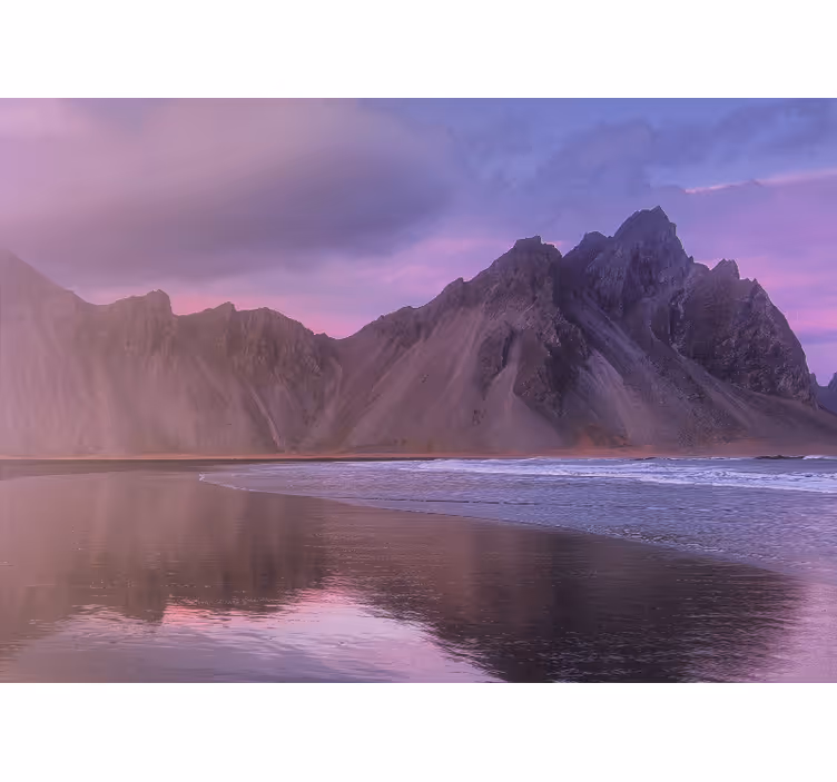 Fototapet landschap majestueuze berguitzicht - TenStickers
