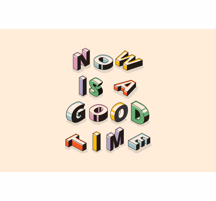 Fotobehang tekst gestileerde quote boodschap - TenStickers
