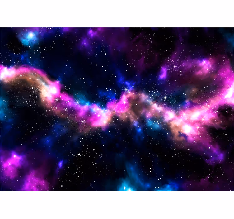 Fotobehang ruimte cosmonautisch nebula landschap - TenStickers