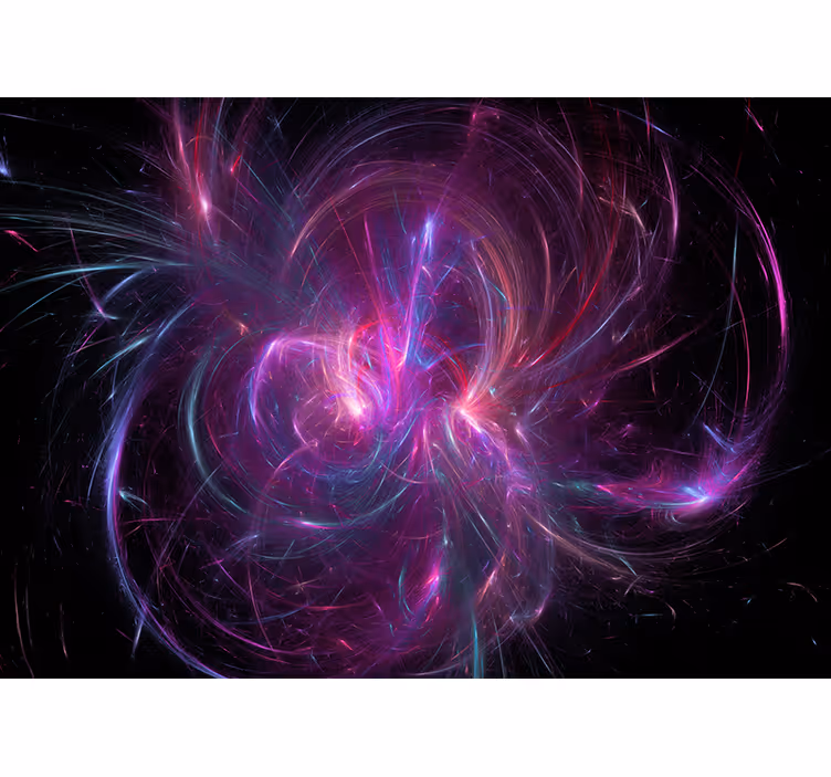Abstract fotobehang kosmische energie werveling - TenStickers