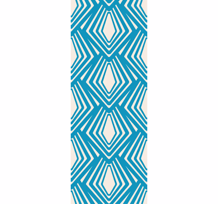 Fotobehang patronen geometrisch diamantpatroon - TenStickers