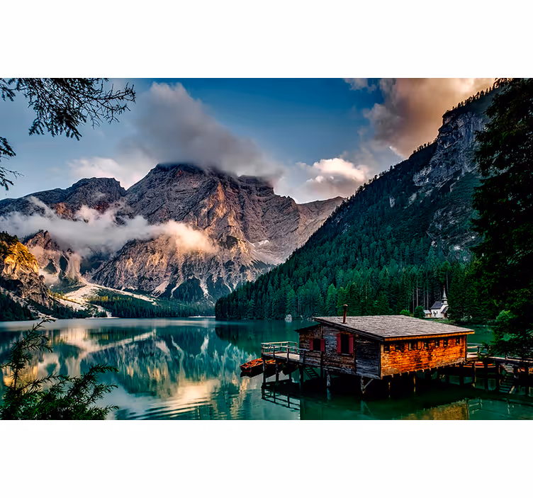 Fototapet landschap prachtig berglandschap - TenStickers