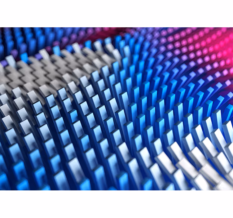 Abstract fotobehang textuur geometrische golven - TenStickers