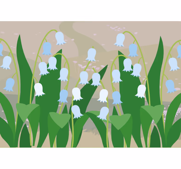Bloemen foto behang delicate bloemenknoppen - TenStickers