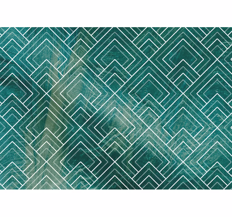Fotobehang patronen geometrische indelingsidee - TenStickers