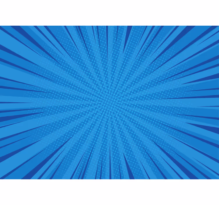 Fotobehang graffiti dynamische blauwe explosie - TenStickers