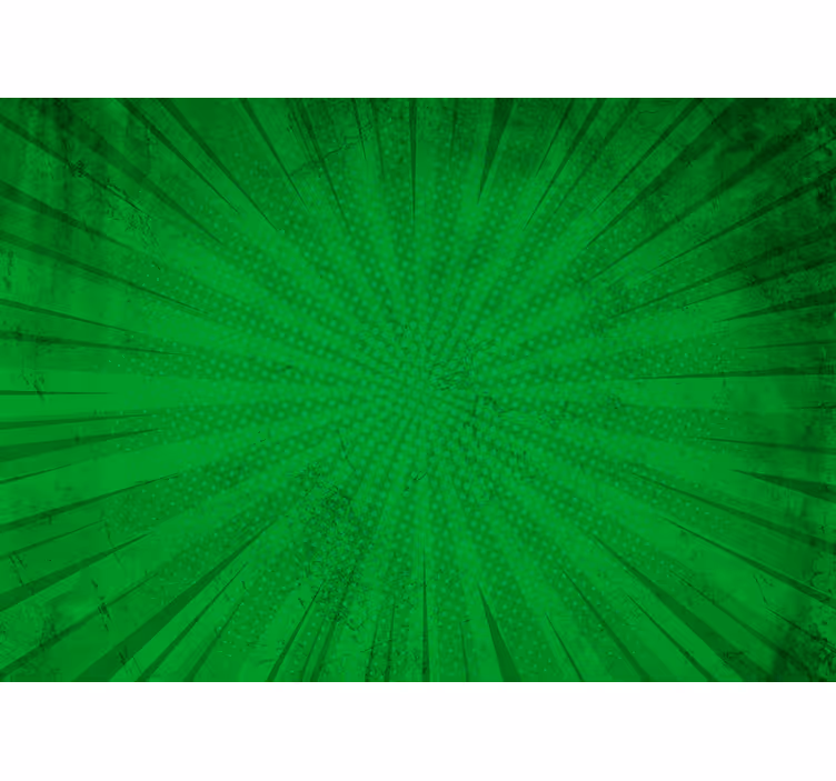 Dynamische groene uitbarsting fototapet - TenStickers