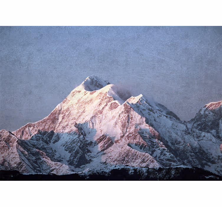 Fotobehang bergen grand mountain summit - TenStickers