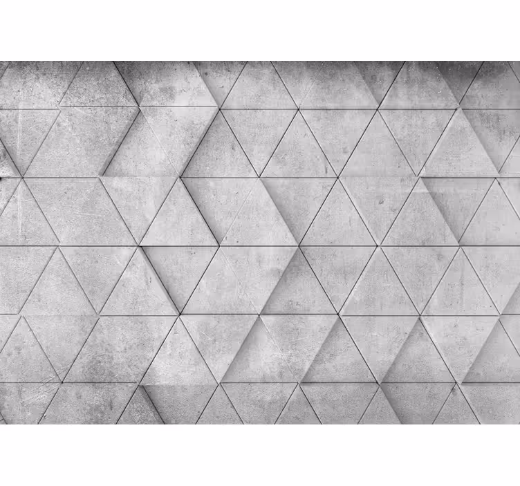 Fotobehang patronen geometrisch beton motief - TenStickers