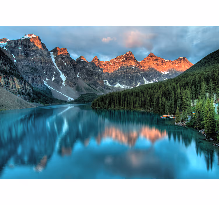 Fototapet landschap grand alpenmeer - TenStickers