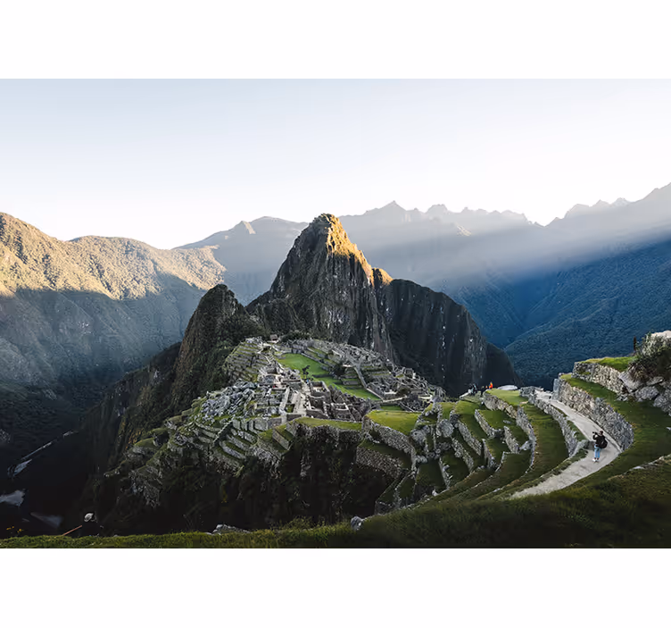 Fotobehang stad majestueus machu picchu - TenStickers