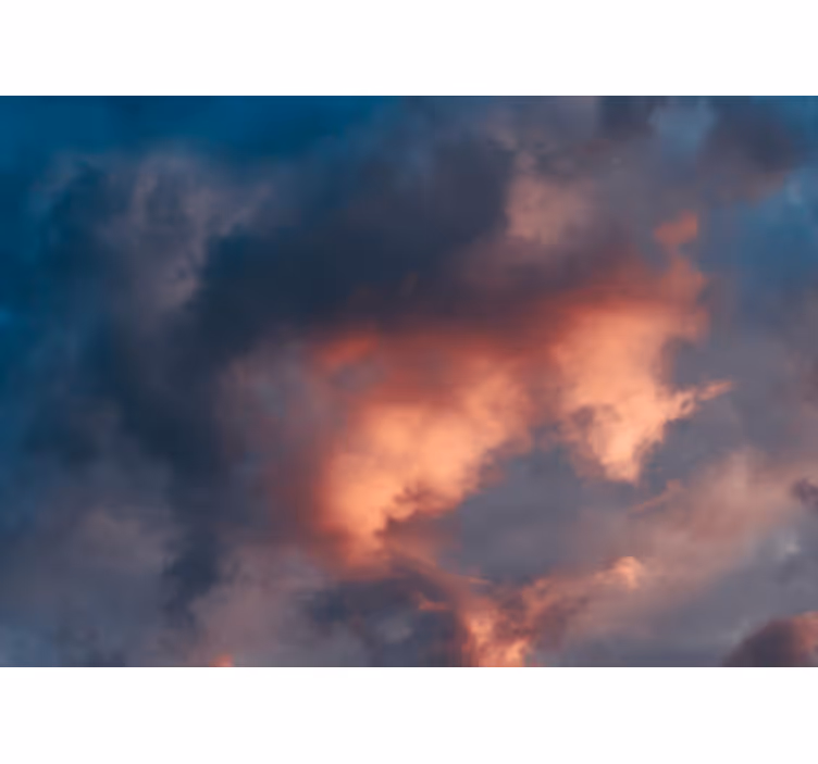 Fotobehang lucht indrukwekkend wolkenlandschap - TenStickers