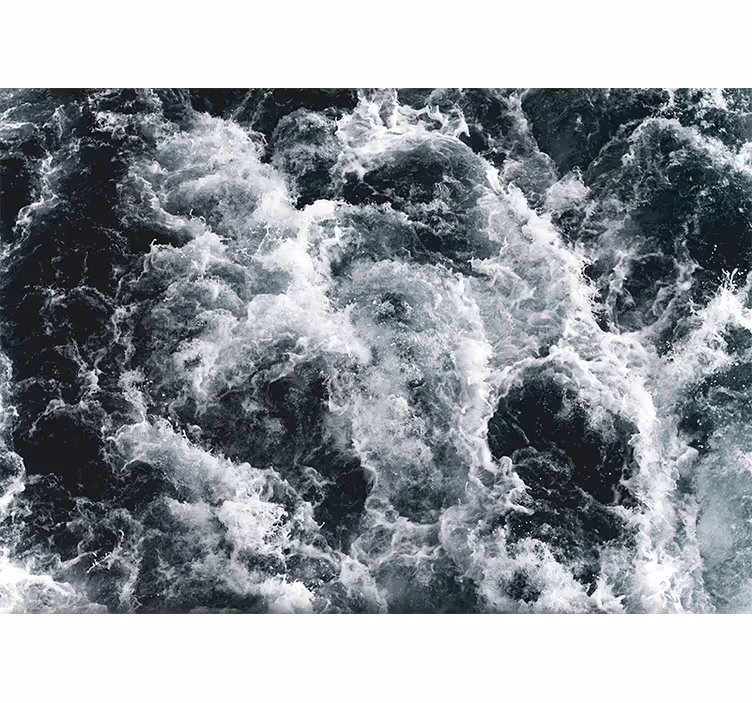 Fotobehang zee kolkende oceaangolven - TenStickers