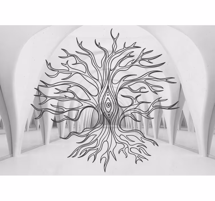 Fotobehang natuur boomsymboliek - TenStickers