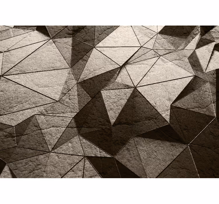 Fotobehang patronen geometrische compositie idee - TenStickers
