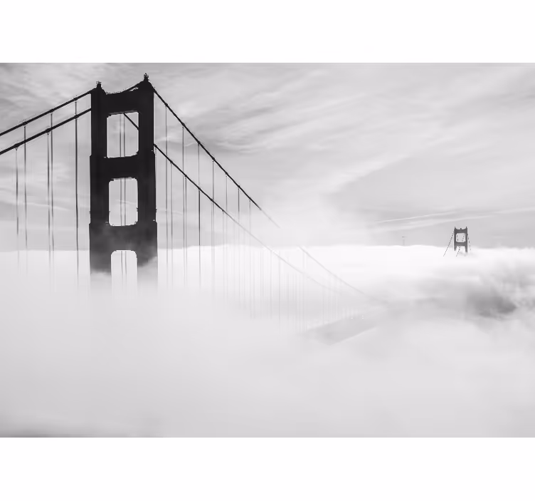 Fotobehang stad golden gate uitbreiding - TenStickers