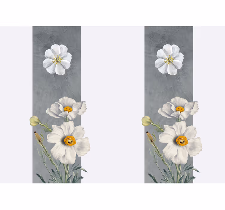 Elegant madeliefjesontwerp bloemen foto behang - TenStickers