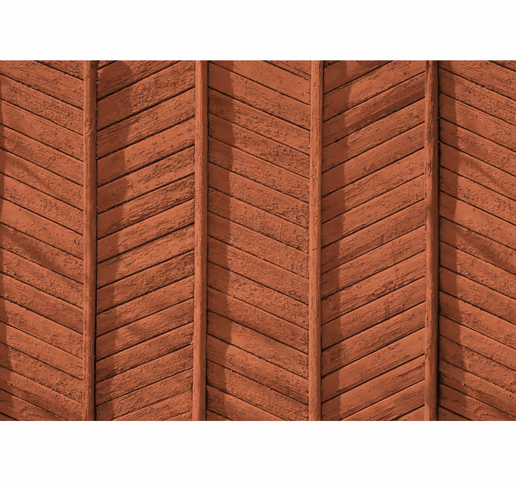 Foto behang stenen rustiek hout motief - TenStickers