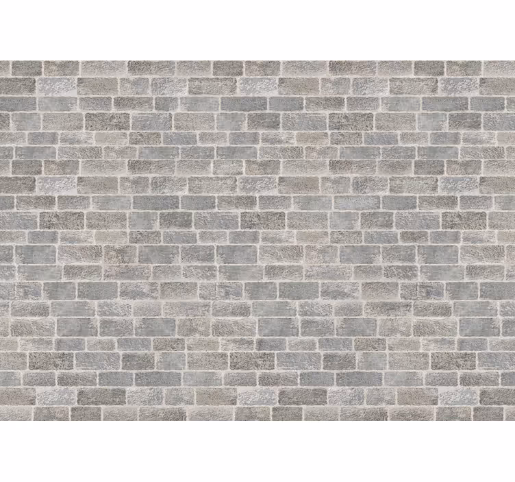 Fotobehang bakstenen textuur grijze bakstenen - TenStickers