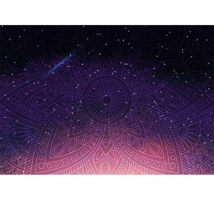Fotobehang mandala ingewikkeld mandala motief - TenStickers