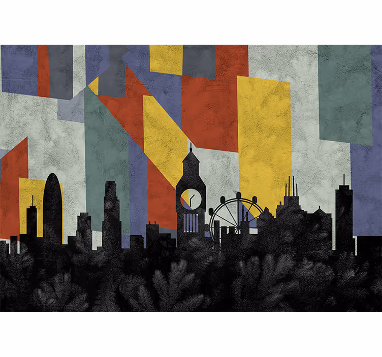 Iconische skyline london fotobehang - TenStickers
