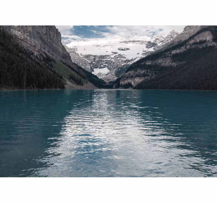 Fototapet landschap majestueus alpenmeer - TenStickers