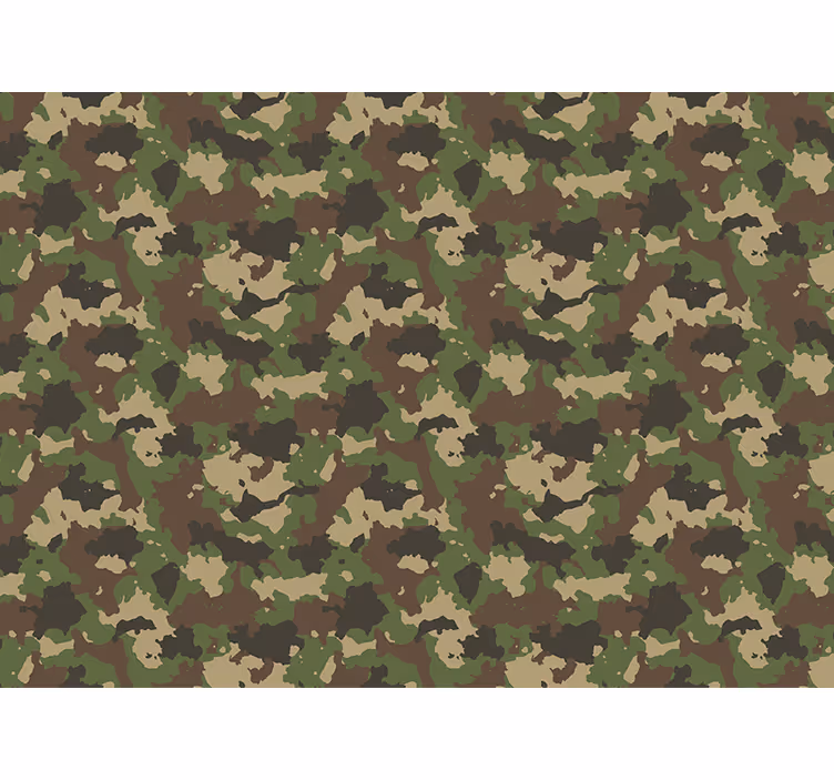 Fotobehang camouflage patroon - TenStickers
