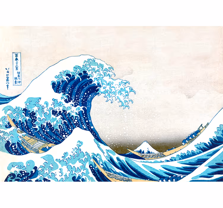 Kanagawa-golf Fotobehang klassiek - TenStickers
