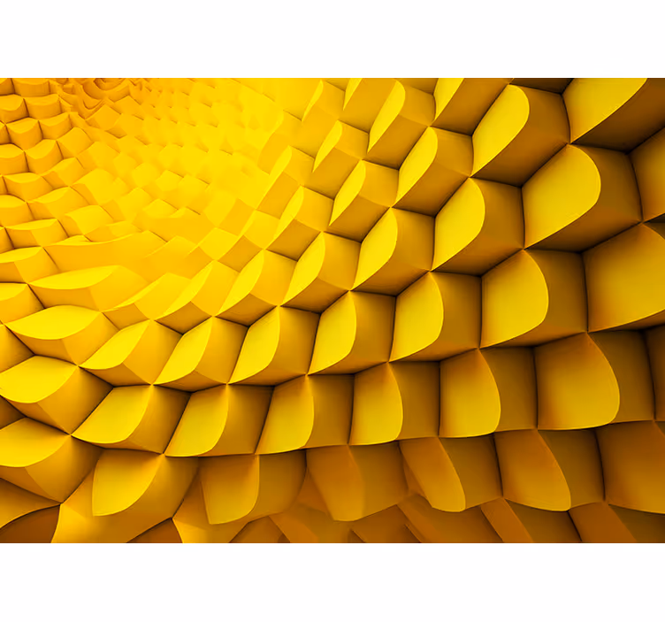 3D behang Futuristische geometrie - TenStickers