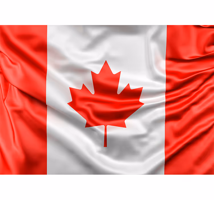 Canadese vlag Fotobehang new york - TenStickers