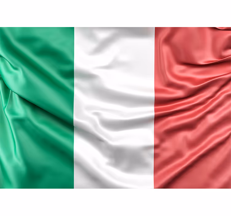 Italiaanse vlag Fotobehang  - TenStickers