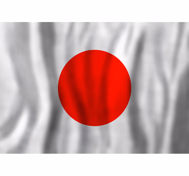 Japanse vlag Fotobehang new york - TenStickers