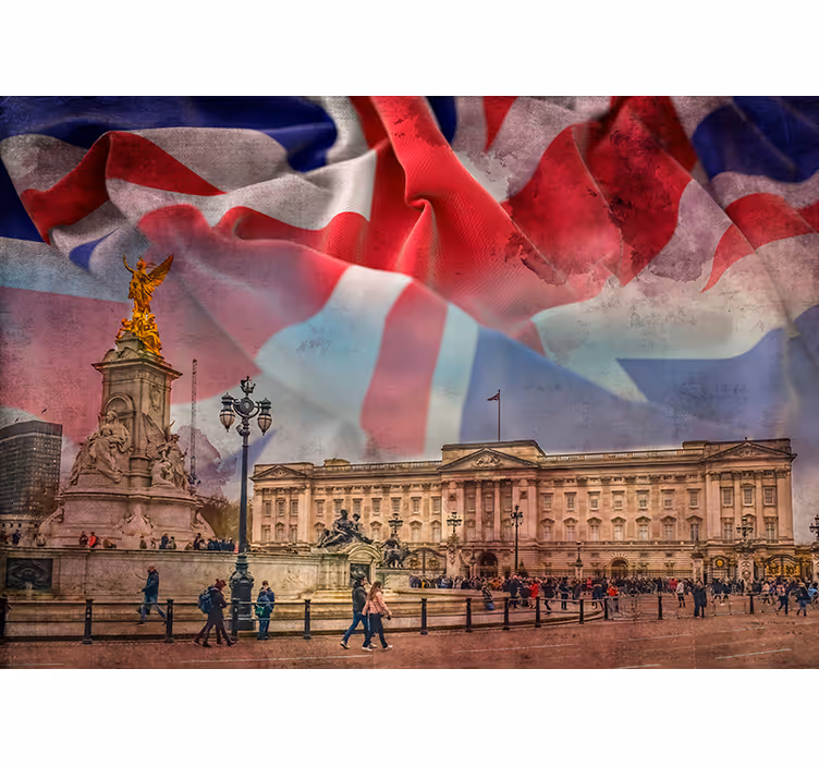 Buckingham-samenvatting london fotobehang - TenStickers
