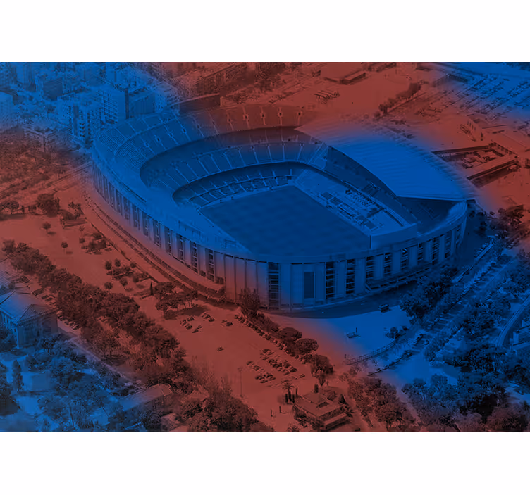 Voetbalstadion van barcelona fotobehang stad - TenStickers
