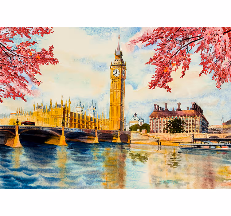 Theems en de big ben london fotobehang - TenStickers