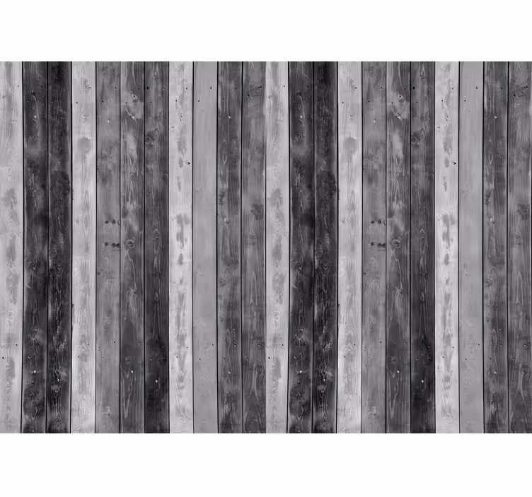 Foto behang hout Rustieke grijze houten planken - TenStickers