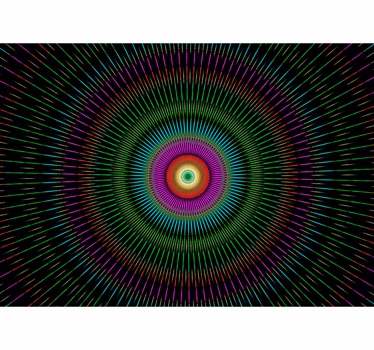 Fotobehang mandala Kaleido mandala - TenStickers
